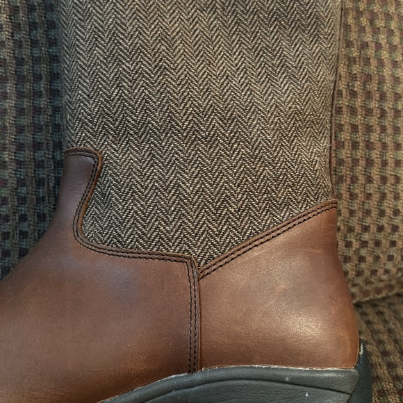 New Dublin Town & Country Bots. Sz 11. Chestnut Brown Leather& Tweed - Picture 7 of 10